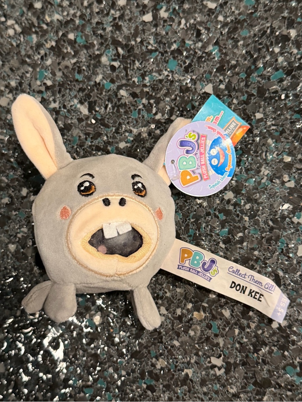 PBJs Plush Stress Ball Jellies Don Kee Donkey NWT